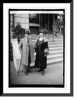 Historic Framed Print, Albert Washburn & wife, 4/5/22,  17-7/8" x 21-7/8"
