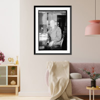 Historic Framed Print, J.C. Wright, [4/24/22],  17-7/8" x 21-7/8"