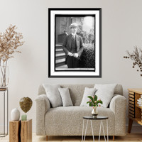 Historic Framed Print, Enrique Olaya Herrera, [5/15/22],  17-7/8" x 21-7/8"