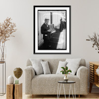 Historic Framed Print, Chief Clerk Mooney of P.O., 5/20/22,  17-7/8" x 21-7/8"