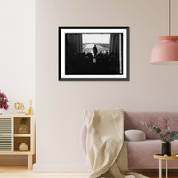Historic Framed Print, Edwn Markham, dedication Lincoln Memorial, 5/30/22,  17-7/8" x 21-7/8"