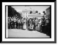 Pres. Harding & Confederate Vets, 6/23/22, Vintage Wall Art