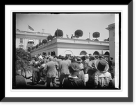 Mrs Harding greeting Confederate Vets, 6/23/22, Historic Reproduction