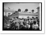 Mrs Harding greeting Confederate Vets, 6/23/22, Historic Reproduction
