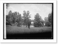 Historic Framed Print, Location of house where Madison was born,  17-7/8" x 21-7/8"