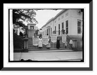 Historic Framed Print, Pickets, political amnesty,  17-7/8" x 21-7/8"