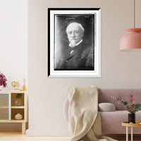 O. Chanute, portrait bust, Vintage Print