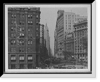 Historic Framed Print, The Canyon of Lower Broadway, New York, N.Y.,  17-7/8" x 21-7/8"