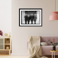 Historic Framed Print, Mellon, de Cespedes, Phillip, Crowder, 10/19/22,  17-7/8" x 21-7/8"