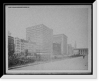 Historic Framed Print, Michigan Boulevard [i.e. Avenue], Chicago, Ill.,  17-7/8" x 21-7/8"