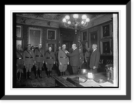 Historic Framed Print, Weeks decorating, 10/13/22,  17-7/8" x 21-7/8"