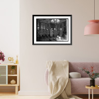 Historic Framed Print, Weeks decorating, 10/13/22,  17-7/8" x 21-7/8"