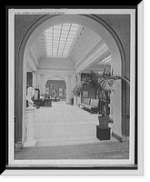 Historic Framed Print, Corridor, 3rd floor, Worcester Art Museum,  17-7/8" x 21-7/8"