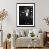 Historic Framed Print, Raymond F. Crist, 1/2/22 [i.e., 1/2/23?],  17-7/8" x 21-7/8"