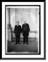 Historic Framed Print, Senator Simmons & Overman, 1/18/23,  17-7/8" x 21-7/8"