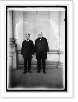 Historic Framed Print, Senator Simmons & Overman, 1/18/23,  17-7/8" x 21-7/8"