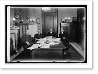 Harrison, McAdoo, Glass, Walsh, 1/17/23, Antique Poster
