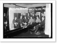 Historic Framed Print, Veteran's Bureau conf., 1/22/23,  17-7/8" x 21-7/8"