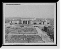 Historic Framed Print, New Pennsylvania [i.e. Union] Station, Washington, D.C.,  17-7/8" x 21-7/8"