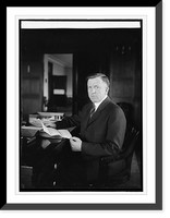 Historic Framed Print, D.D. Davis, Asst. Secty. Interior, 3/16/23,  17-7/8" x 21-7/8"