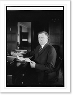 Historic Framed Print, D.D. Davis, Asst. Secty. Interior, 3/16/23,  17-7/8" x 21-7/8"