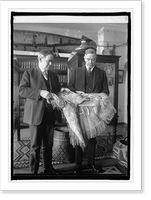 Indian Commissioner Burk & Secty. Work, 3/29/23, Historic Print