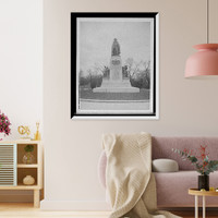 Historic Framed Print, Frederick William Steuben memorial, Washington, D.C.,  17-7/8" x 21-7/8"