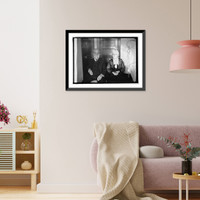 Historic Framed Print, Capt. & Mrs. J.R. Bowen, 10/13/23,  17-7/8" x 21-7/8"