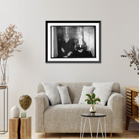 Historic Framed Print, Capt. & Mrs. J.R. Bowen, 10/13/23,  17-7/8" x 21-7/8"