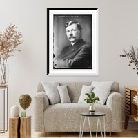 Historic Framed Print, F.W. Medlar, President of Photo. Assn., portrait bust,  17-7/8" x 21-7/8"