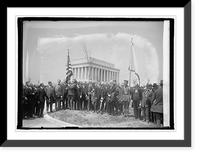 Historic Framed Print, Mass. Society tree planting, 5/4/23,  17-7/8" x 21-7/8"