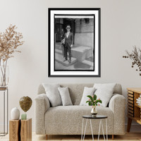 Historic Framed Print, Col. Eugenio Silva, 5/15/23,  17-7/8" x 21-7/8"