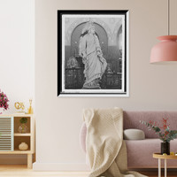 Historic Framed Print, Liberty [i.e. Freedom], the [United States] Capitol dome statue,  17-7/8" x 21-7/8"