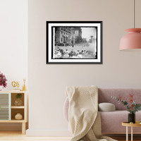 Historic Framed Print, Palestine Temple, Providence, R.I., 5/6/23,  17-7/8" x 21-7/8"