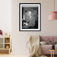 Historic Framed Print, Dr. Saul C. Lind, 7/8/23,  17-7/8" x 21-7/8"