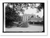 Ditch digging at White House, 6/25/23, Antique Wall Art