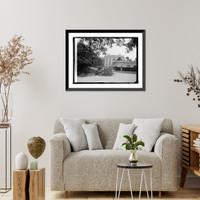 Ditch digging at White House, 6/25/23, Antique Wall Art