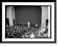 Weeks addressing graduating class, Army War College, 6/28/23, Antique Print