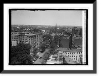 Vt. Ave. & L looking N. on Vt. Ave, Vintage Print