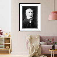 W.J. Gaynor, portrait bust, Antique Poster