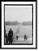 Historic Framed Print, Lines at Capitol - 2,  17-7/8" x 21-7/8"