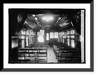 Historic Framed Print, Red Cross car,  17-7/8" x 21-7/8"