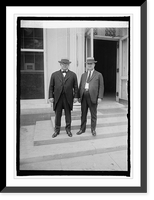 Historic Framed Print, Col. J.M. Meekins & Hon. W.S. Graham, 8/16/23,  17-7/8" x 21-7/8"