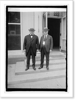 Historic Framed Print, Col. J.M. Meekins & Hon. W.S. Graham, 8/16/23,  17-7/8" x 21-7/8"