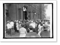 Historic Framed Print, Wallace with Penna Farmers, 8/15/23,  17-7/8" x 21-7/8"