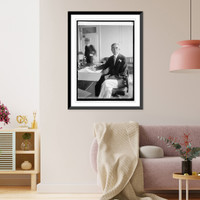 Historic Framed Print, C. Bascom Slemp, [9/4/23],  17-7/8" x 21-7/8"