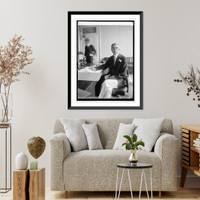 Historic Framed Print, C. Bascom Slemp, [9/4/23],  17-7/8" x 21-7/8"