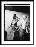 Historic Framed Print, U.S.J. Dunbar & Harding bust, 9/27/23,  17-7/8" x 21-7/8"