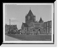 Historic Framed Print, Trinity Church, Boston, Mass. - 3,  17-7/8" x 21-7/8"