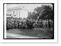 Military Order of World War, at White House, Washington, D.C., 10/4/23 Classic, Vintage Poster